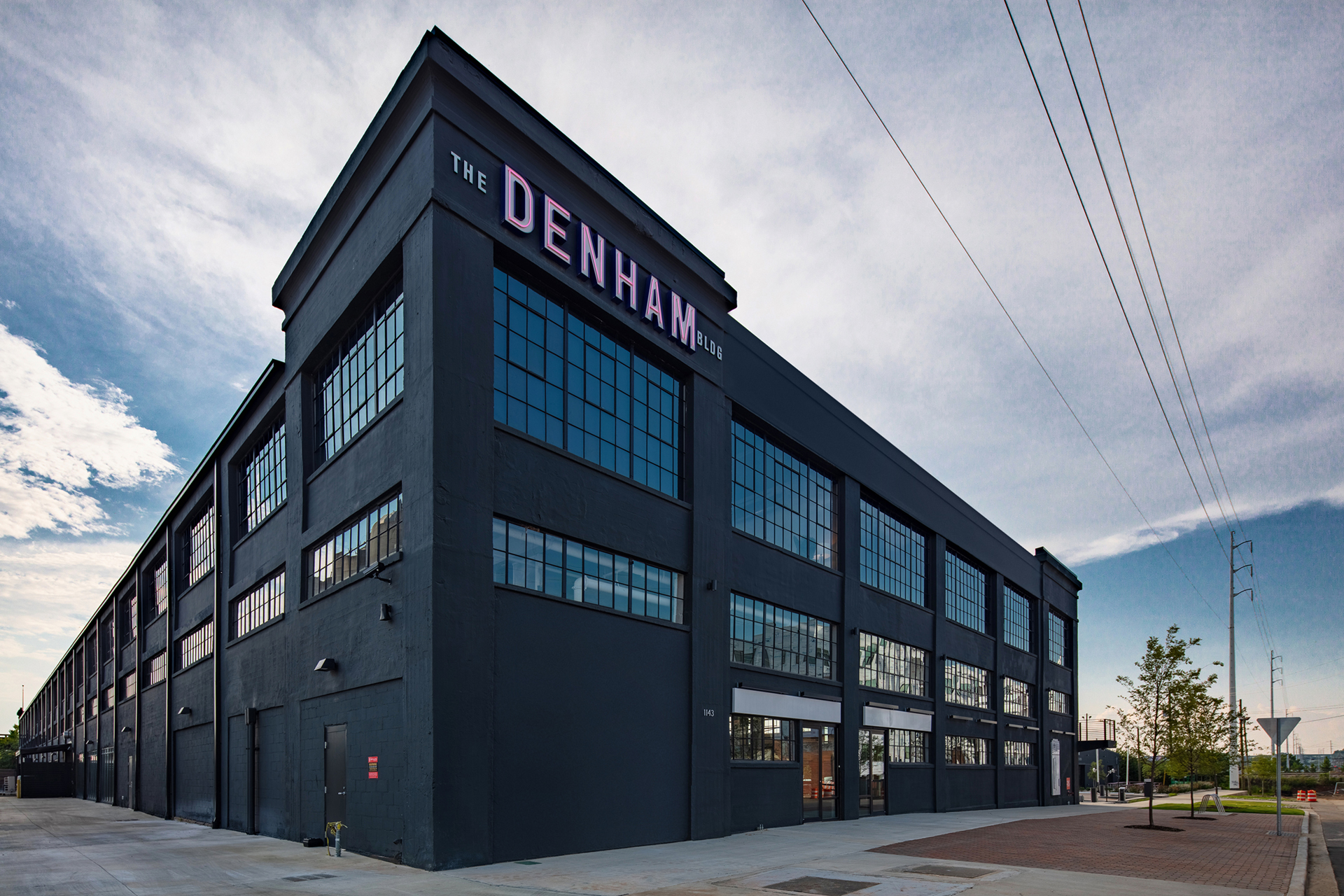 Exterior view of The Denham Building in South Birmingham, AL